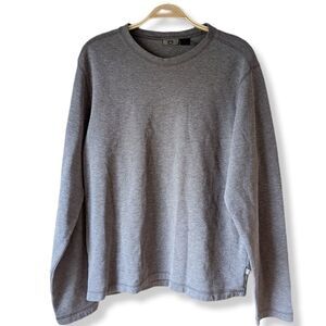 REI long sleeve Gray crewneck light sweatshirt‎ pullover Men's sz S
